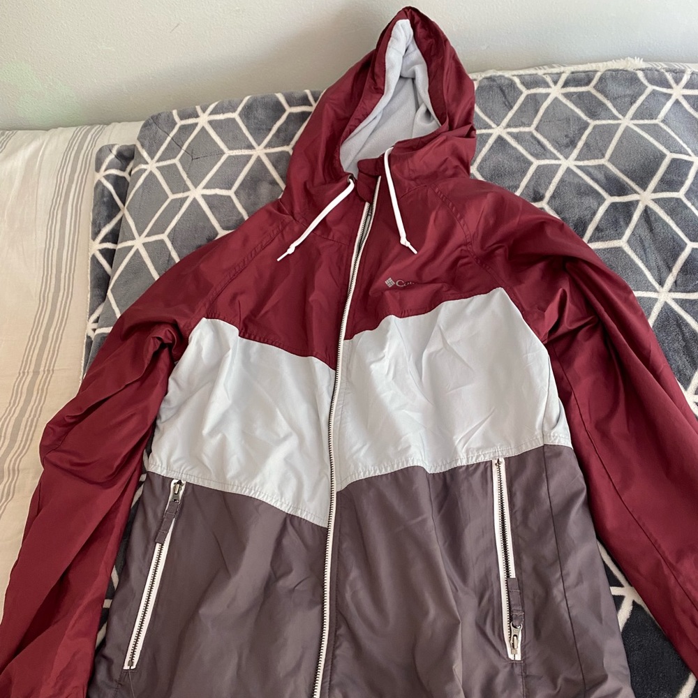 Columbia zipper windbreaker